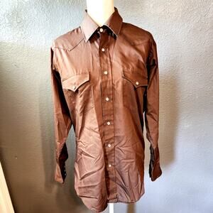 Sheplers Men's Western Pearl Snap Down Long Sleeve Shirt 15 1/2 - 33